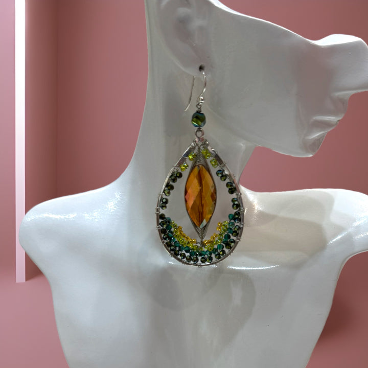 Hot-selling crystal earrings