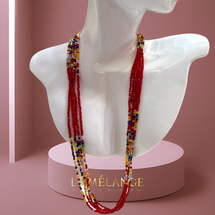 Multicolored Crystal Necklace