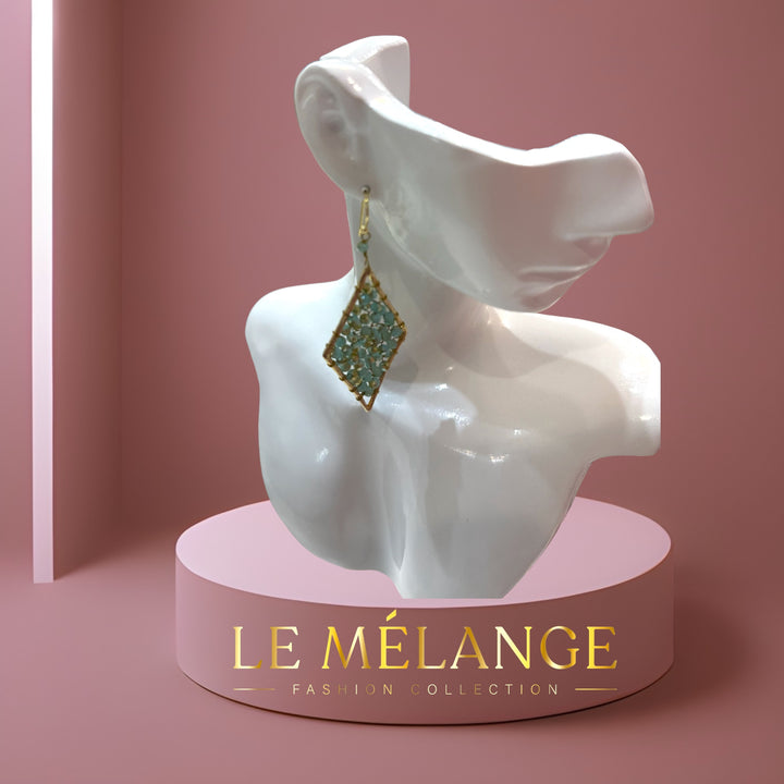 Le Mélange Aqua Earrings