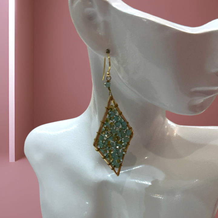 Le Mélange Aqua Earrings