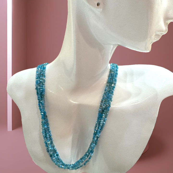 Aqua Bleu Crystal Neclace