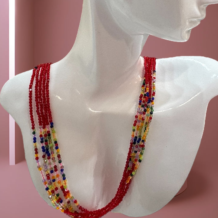 Multicolored Crystal Necklace