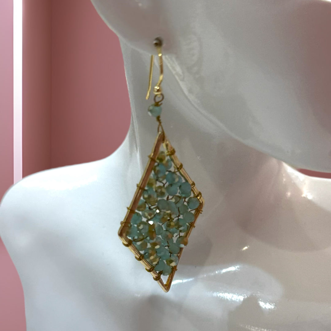 Le Mélange Aqua Earrings