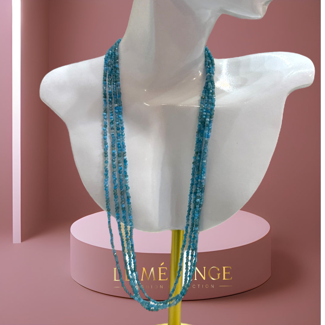 Aqua Bleu Crystal Neclace