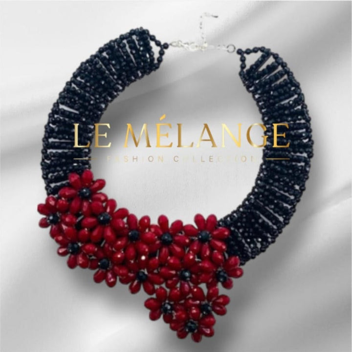 Rouge Noir Necklace- Black-Red Necklace