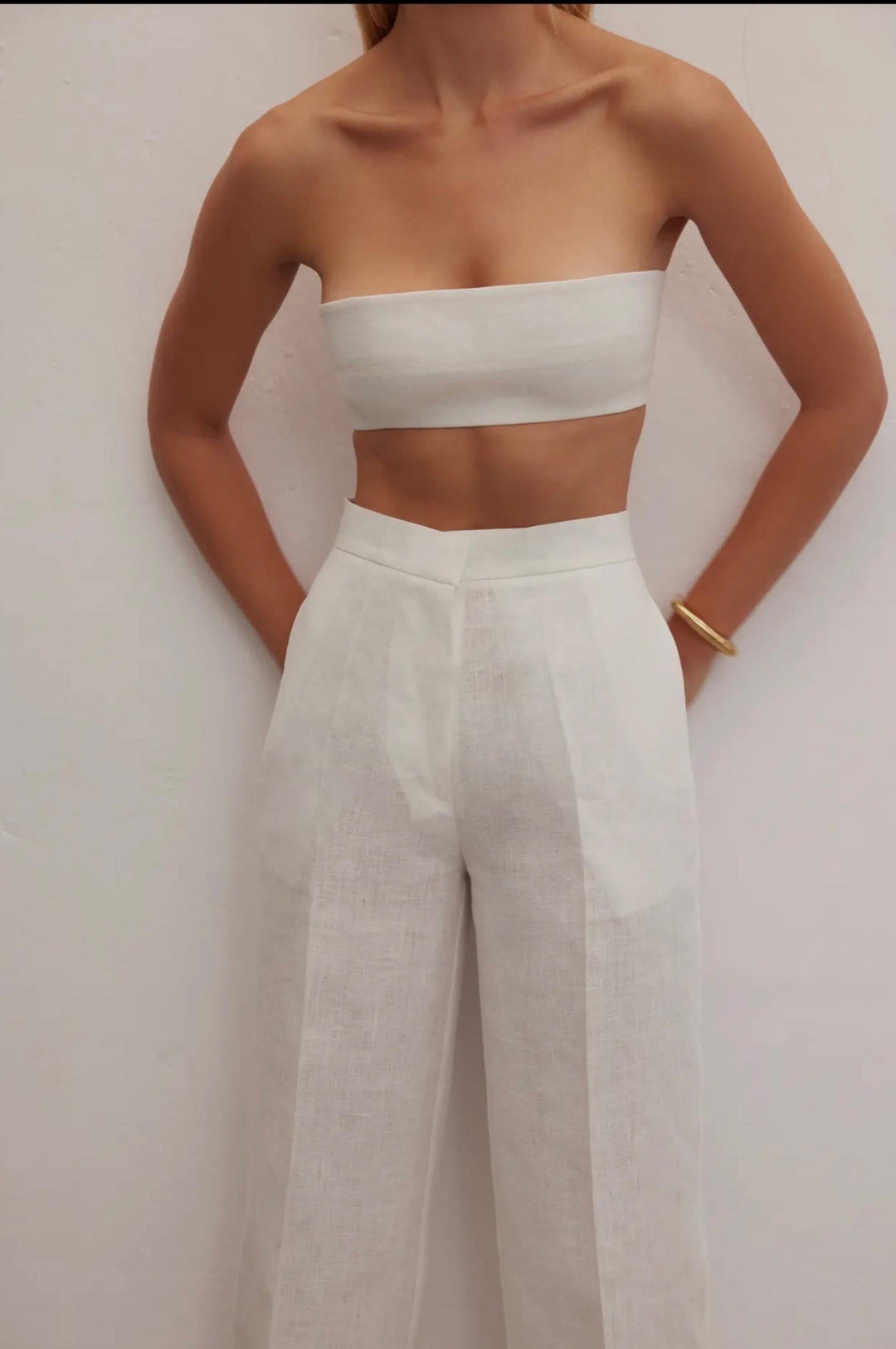 Linen-waisted Trousers