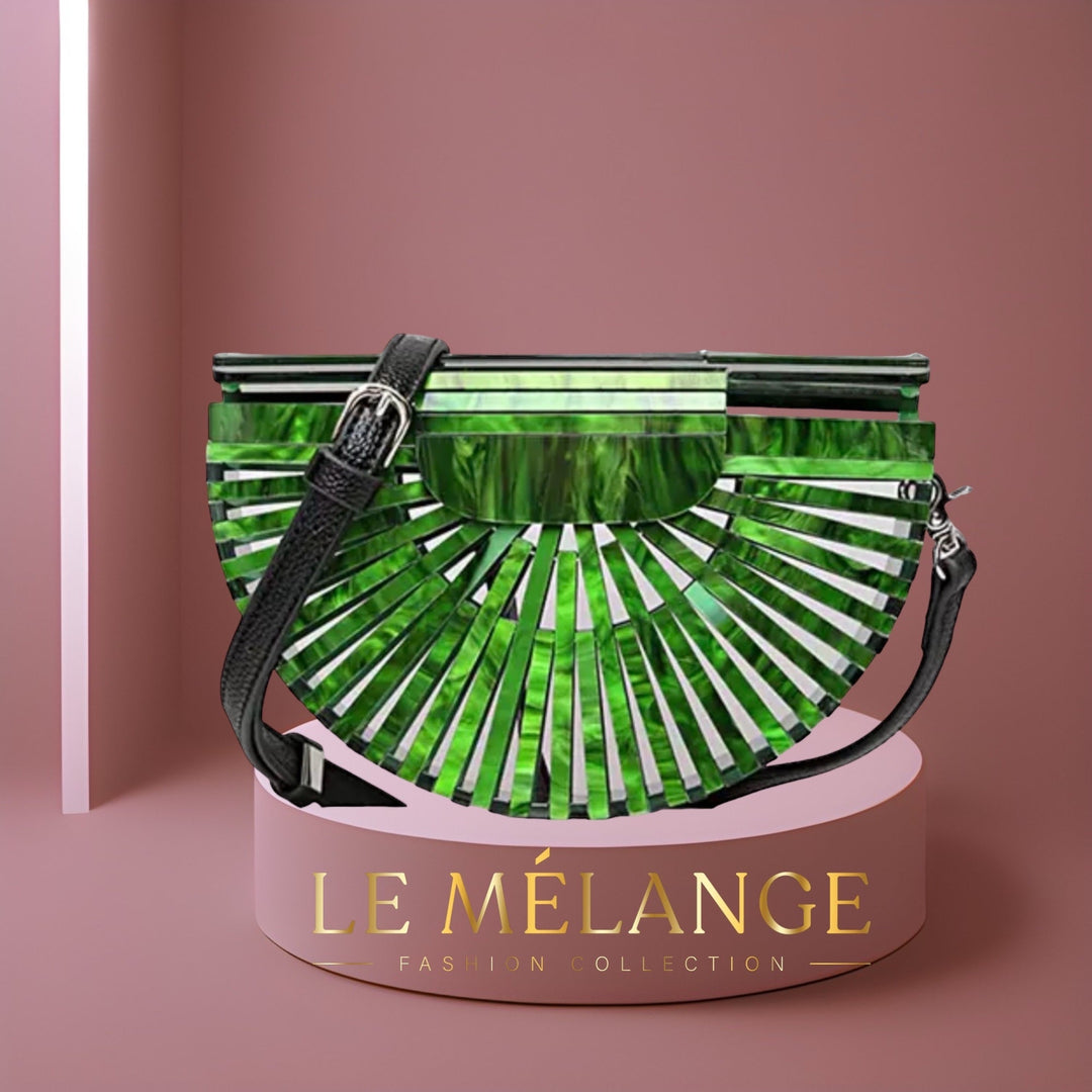 Luxury Acrylic Box Clutch - Designer Women