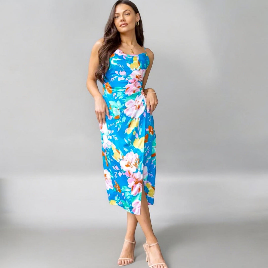 Hawaii Floral Dress - Vibrant and Tropical Elegance